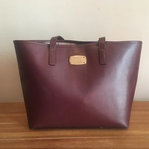 Michael Kors burgundy purse